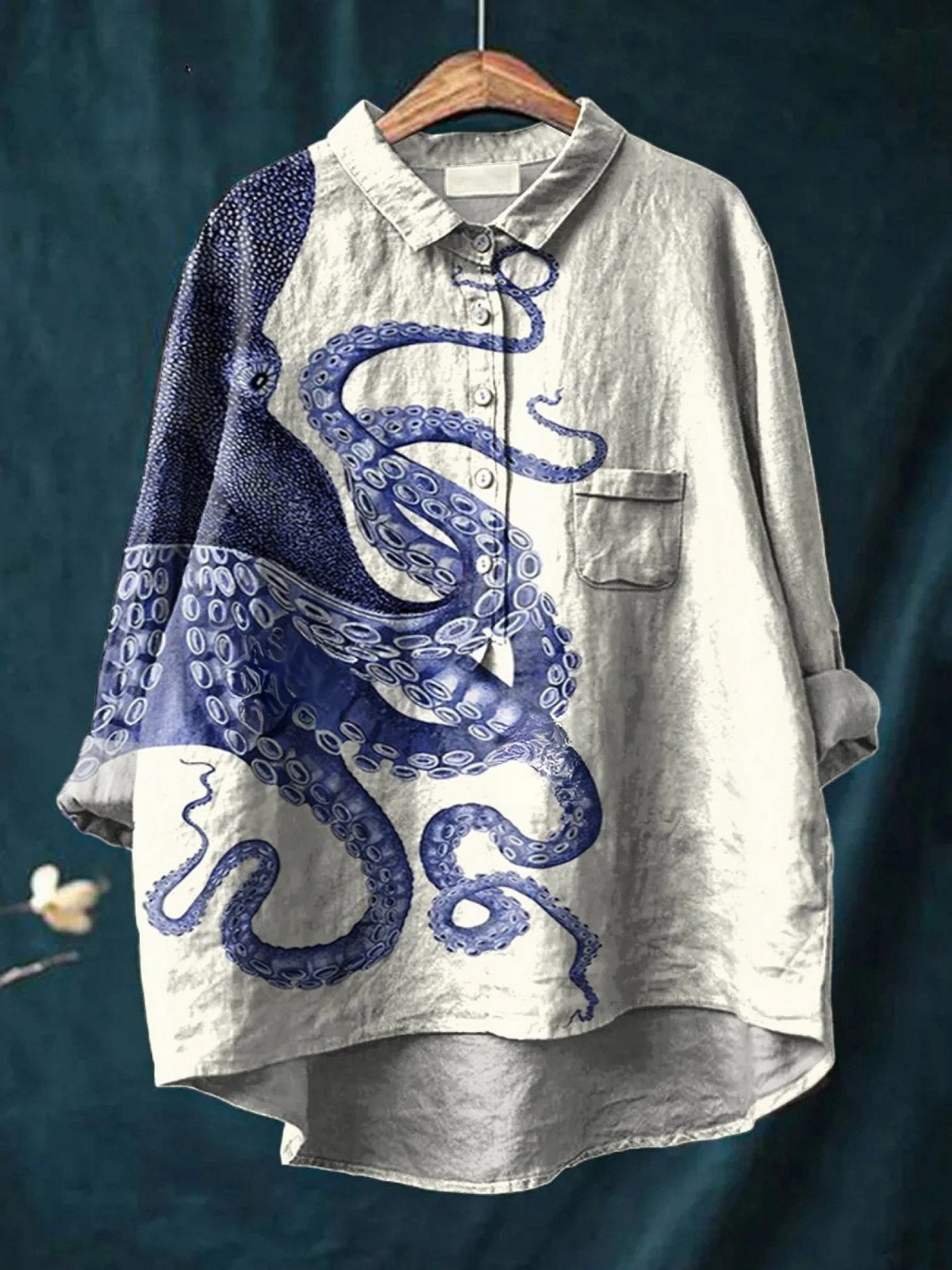 White Blue / 5XL