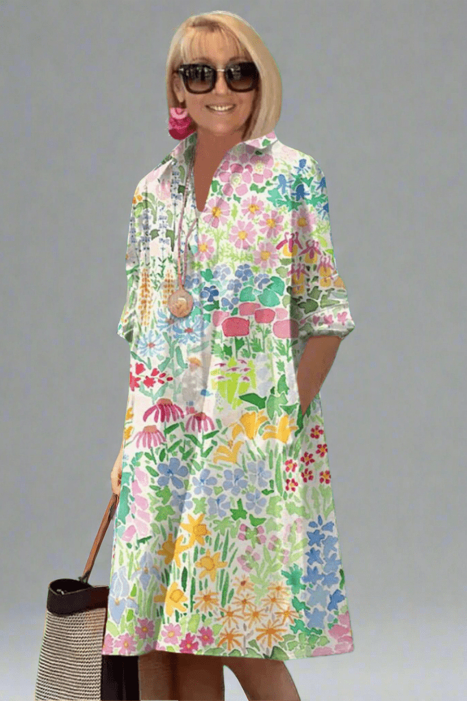 Multicolored flowers / 3XL