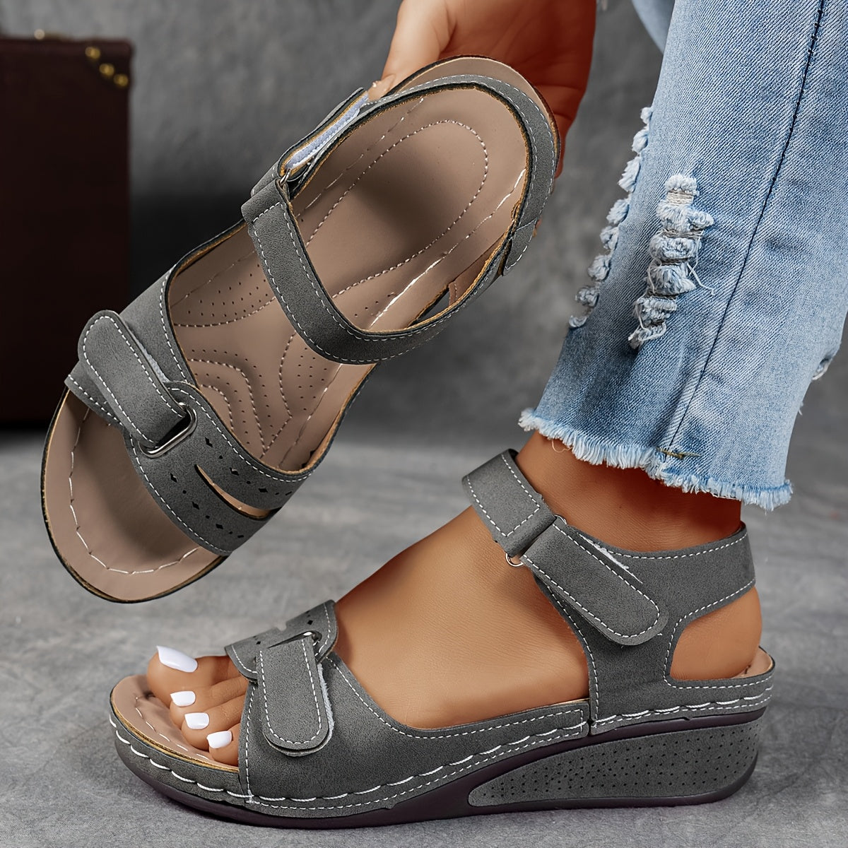 Suede Gray / 43 / US 11.5