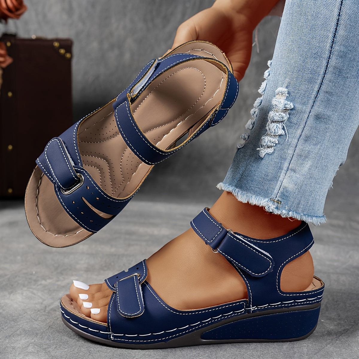 Navy Blue / 43 / US 11.5